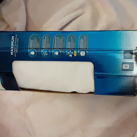 Allerease Maximum Zippered mattress Protector allergy bedbug protect White New… - Picture 3 of 4